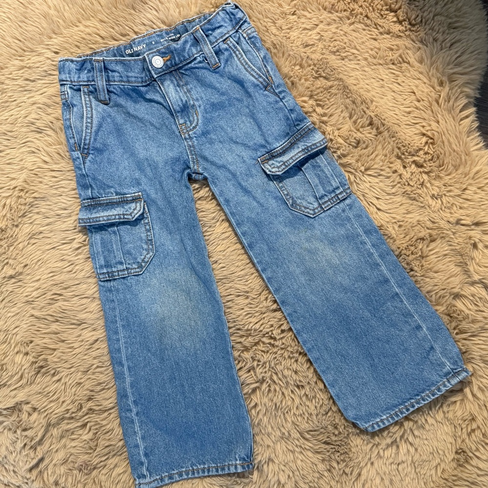 Old Navy Toddler Baggy Wide-Leg High Rise Jeans